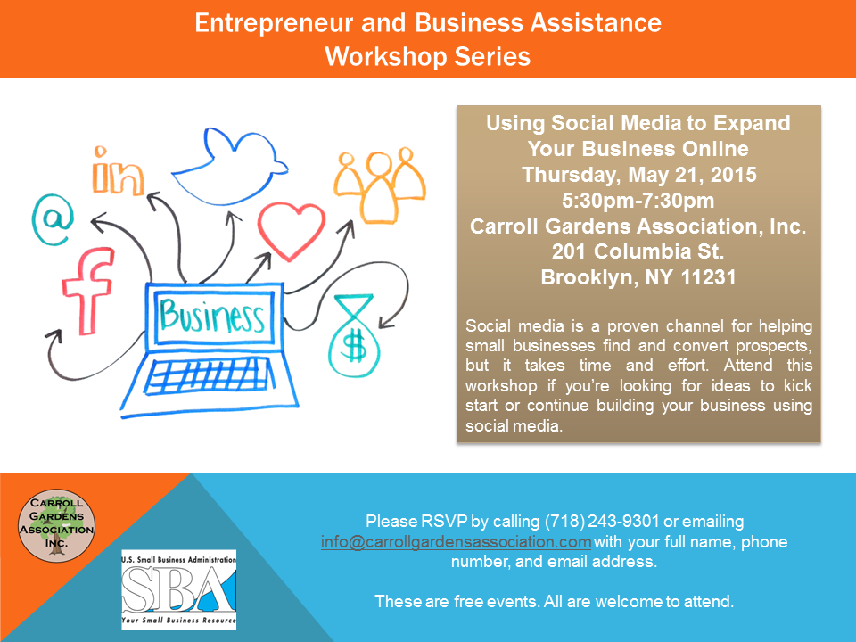 Free Social Media Workshop Tonight In Carroll Gardens Realty